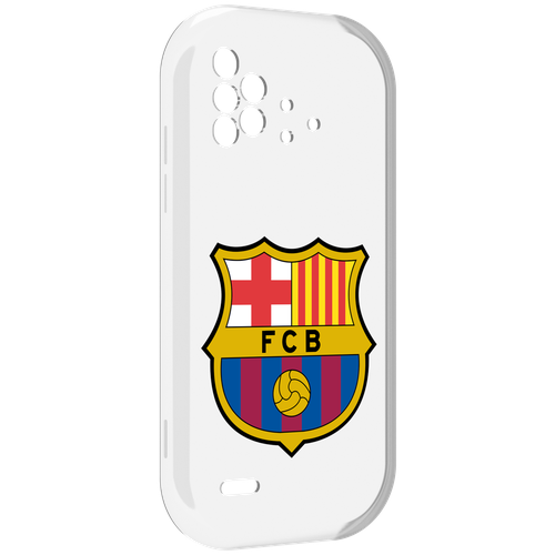 Чехол MyPads ФК FCB Барселона для UMIDIGI Bison X10 / X10 Pro задняя-панель-накладка-бампер