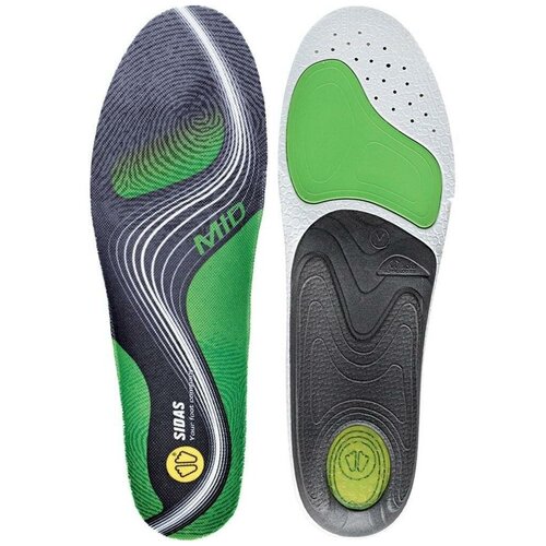 Стельки для обуви Sidas 3Feet Activ' Mid XXL зеленый 1 шт.