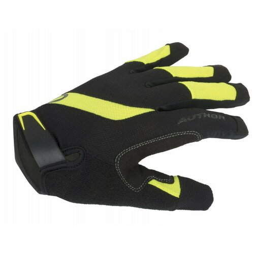 фото Перчатки 8-7131256 длинные пальцы men single t x5 размер размер m облегченные, дышащий материал, черно-неоновые author