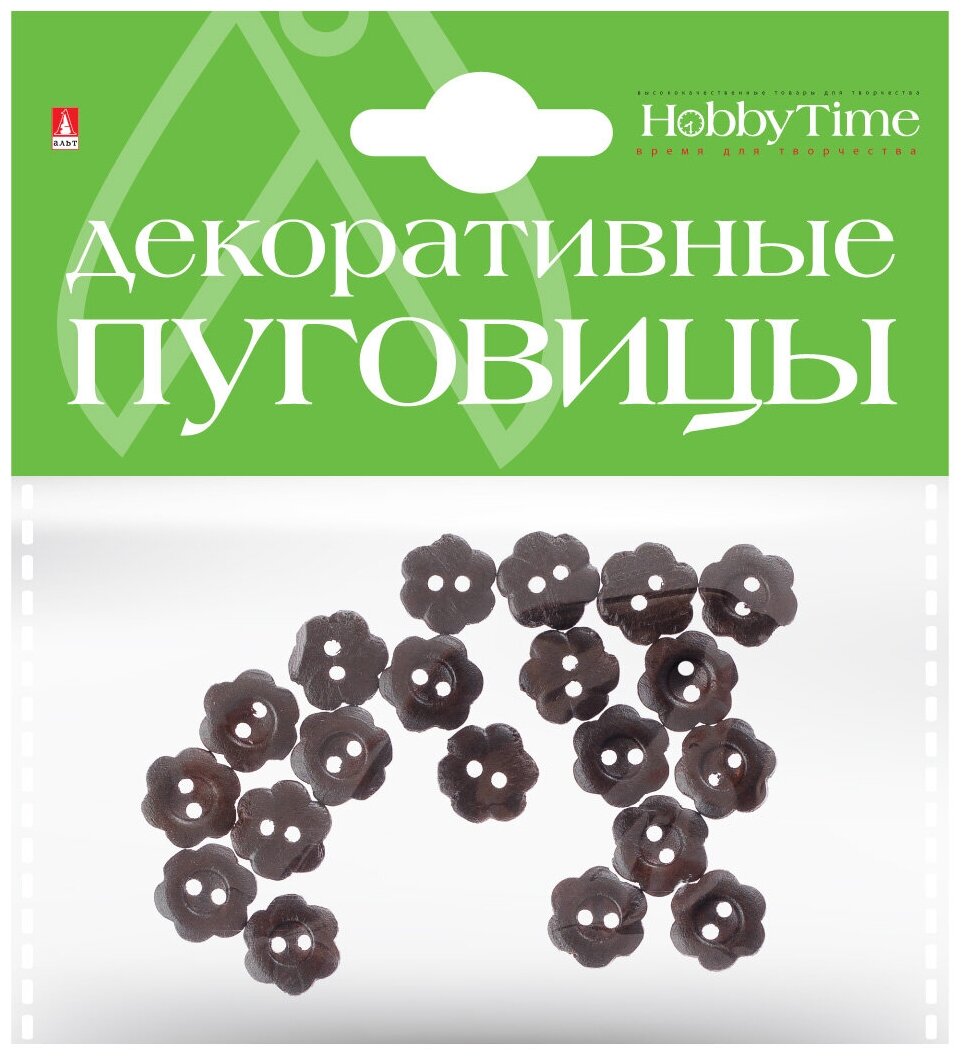 Пуговицы однотонные фигурные 13ММ Набор №1 (6 цветов, микс В коробке) , Арт. 2-565/01