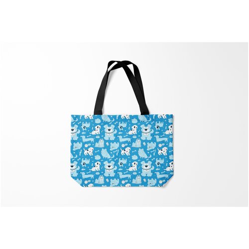 фото Сумка-шоппер / 46х35 см / мемы / собачки burnettie