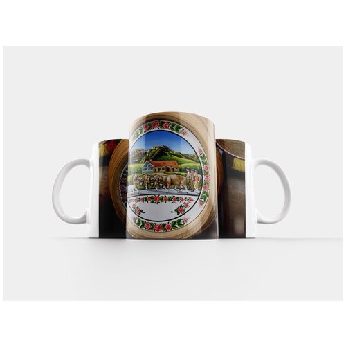 фото Кружка "деревянное ведро, ведро, ведро для молока" 320 мл lotsprints