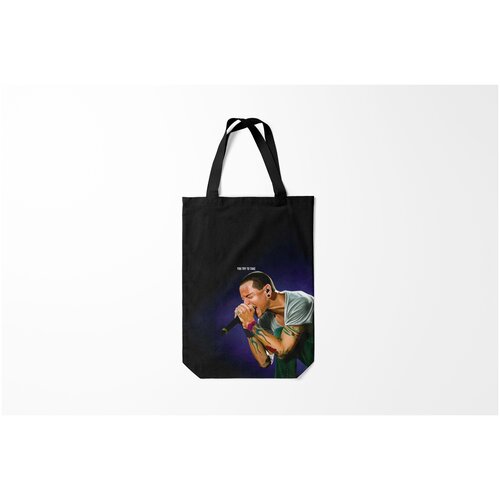 фото Сумка-шоппер / 31х42 см / рок / linkin park go away burnettie