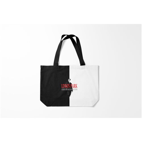 фото Сумка-шоппер / 46х35 см / рок / linkin park chester bennington burnettie