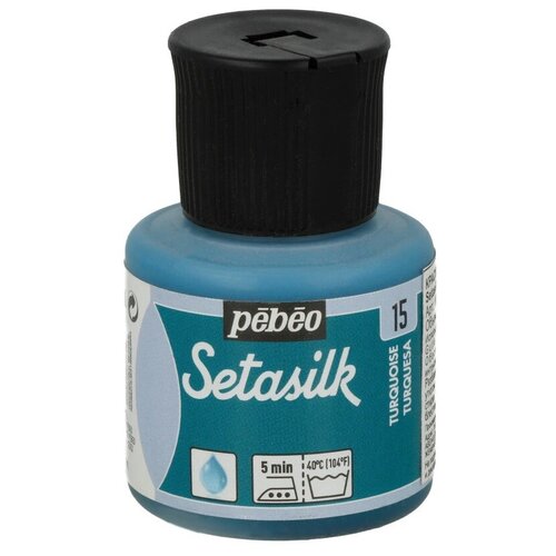 Краска по шелку Pebeo Setasilk, 45 мл, бирюзовый