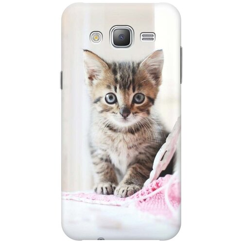 фото Силиконовый чехол на samsung galaxy j5 (2015) / самсунг джей 5 2015 с принтом "милый котенок" gosso