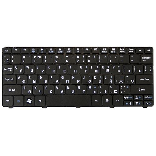 Клавиатура для ноутбука Acer Aspire One 521 532H AO532H D255 D260 D270 NAV50 PAV80 черная 907₽