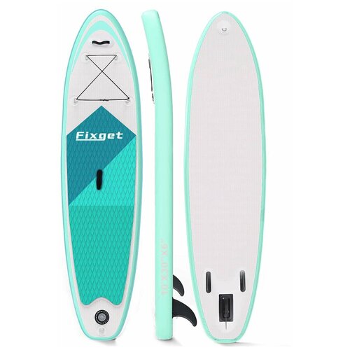 фото Sup доска leader acceessories 10.6 "fixget - aqua" leader accessories