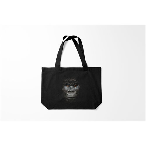 фото Сумка-шоппер / 46х35 см / звери / обезьяны горилла 3d burnettie