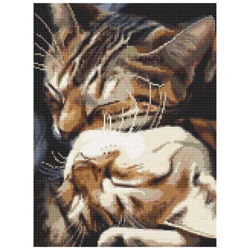 Картина стразами Кошачья нежность, Селия Пайк картина стразами кошачья нежность 40х30 см