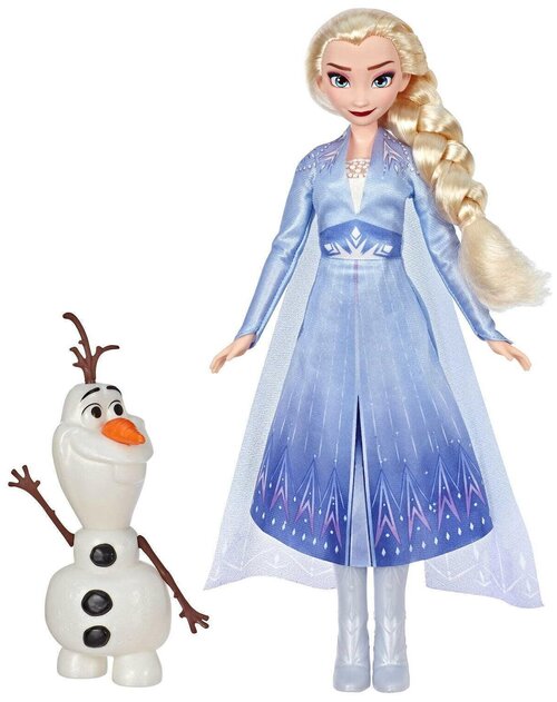 Кукла Эльза 28 см и Олаф Холодное Сердце 2 Frozen II