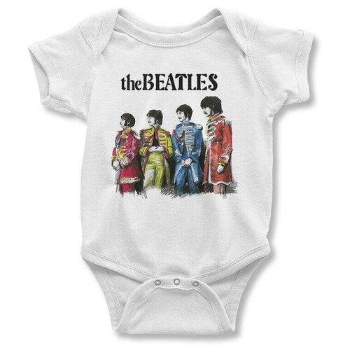 Боди детское Wild Child The Beatles / Битлз Для новорожденных Для малышей Белое 12-18 мес. judith bowen the wild child