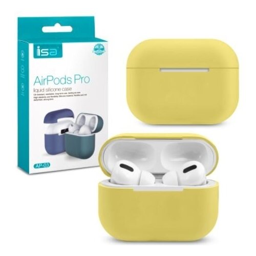 Isa Чехол для AirPods Pro желтый (Желтый) isa чехол для airpods pro желтый желтый