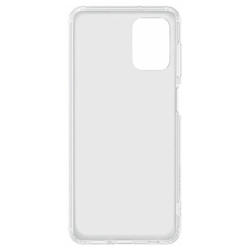 чехол крышка soft clear cover a12 samsung чер ef qa125tbegru Чехол-накладка Samsung Galaxy A12 Soft Clear Cover прозрачный (EF-QA125TTEGRU)