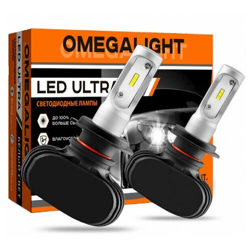 Светодиодная лампа LED Omegalight UltraH8/Н9/Н11 4500 lm Штука