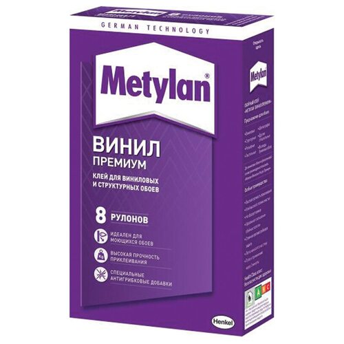 Клей обойный метилан винил премиум 500 Г без индикатора (1/12) хенкель