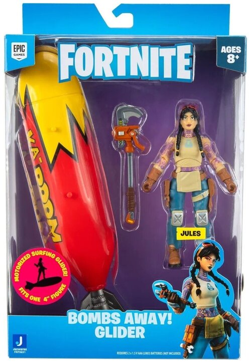 Игровой набор FORTNITE Транспортное средство Bombs Away! Glider, с фигуркой, FNT0651