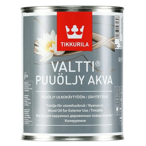 Масляная эмульсия Tikkurila Valtti Puuoljy Akva 0,9L