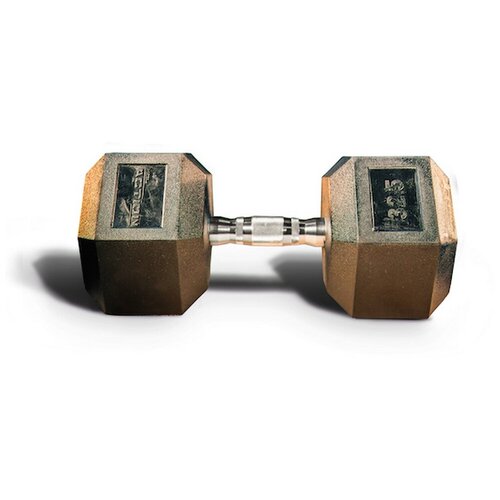 Гантель гексагональная резиновая IDOL Action, 32,5 кг