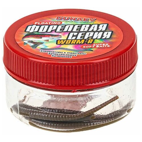 Приманка для ловли форели DT-WORM-R 75мм-6шт цвет 402 пеллетс 399₽