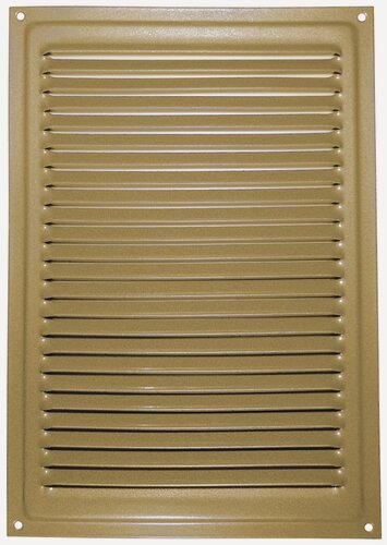 Изображение товара Решетка вентиляционная металлическая 160х230 золотой металлик