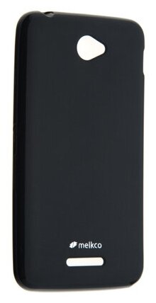 Чехол силиконовый для Sony Xperia E4 Melkco Poly Jacket TPU (Black Mat)