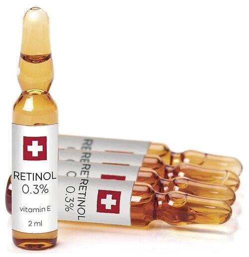 TETe Cosmeceutical Retinol Ampoule 0.3% Сыворотка для лица с ретинолом, 2 мл, 5 шт.