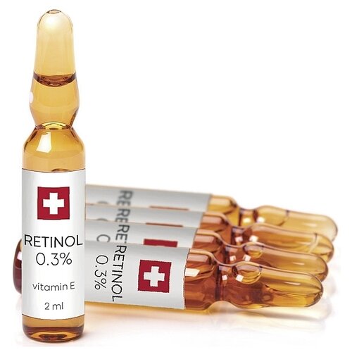 TETe Cosmeceutical Retinol Ampoule 0.3% Сыворотка для лица с ретинолом, 2 мл, 5 шт.