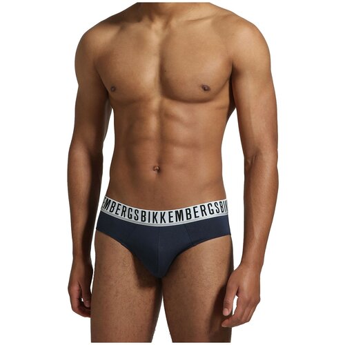 Трусы BIKKEMBERGS Essential - 2-Pack Men's Briefs, 2 шт., размер S, синий