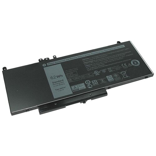 Аккумуляторная батарея iQZiP для ноутбука Dell Latitude E5470 E5570 7.6V 62Wh 6MT4T аккумулятор для dell e5470 e5570 7 4v 6460mah org p n 6mt4t 7v69y 8v5gx g5m10 txf9m