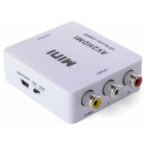 Конвертер AV2 HDMI 1080p MINI melt конвертер mini с hdmi на vga 1080p белый