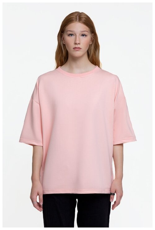 Магазин Толстовок OVERSIZE T-SHIRT PINK PEACHY, Размер Unisex 46 / S Unisex