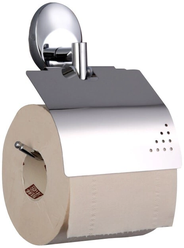 Держатель для туалетной бумаги Haiba HB1603 с крышкой, хром