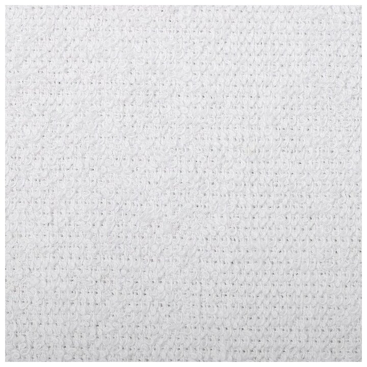 Полотенце Ocean 30х30 см, белый, хлопок 100%, 360 г/м2 - фотография № 4