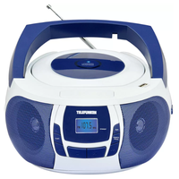 Проигрыватель CD/MP3/USB/Bluetooth. Telefunken TF-CSRP3498 Синий/Белый