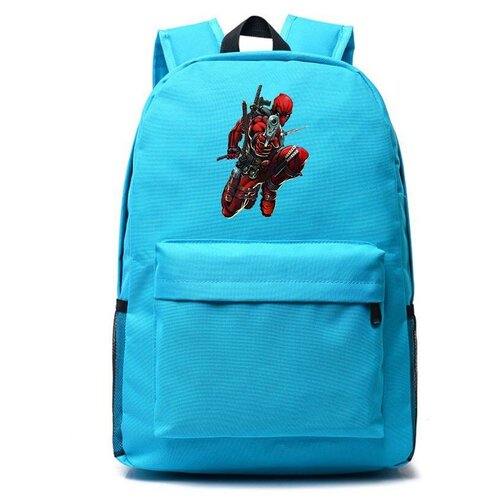 Рюкзак Дедпул (Deadpool) голубой №4 рюкзак дедпул deadpool розовый 4