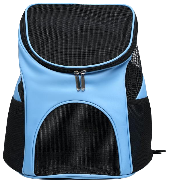 Рюкзак для переноски животных, 31,5 х 25 х 33 см, голубой 5266376 - фотография № 1