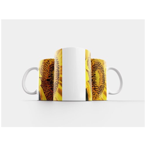 фото Кружка "подсолнух, цветочная пыльца, пчела" 320 мл lotsprints