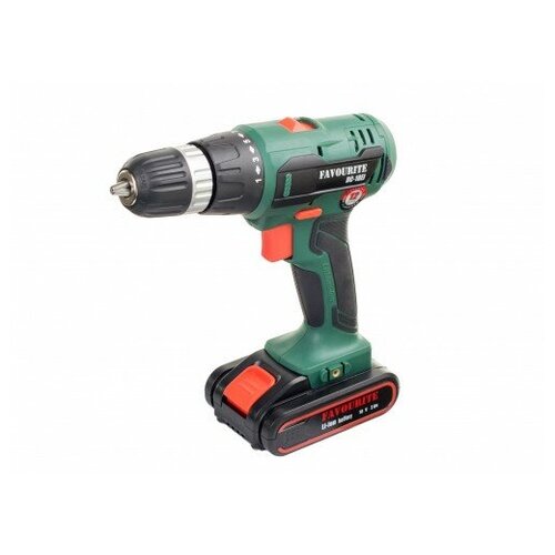 Аккумуляторный шуруповерт Favourite DC 18EL 18В 2Ач 30Нм 5375₽