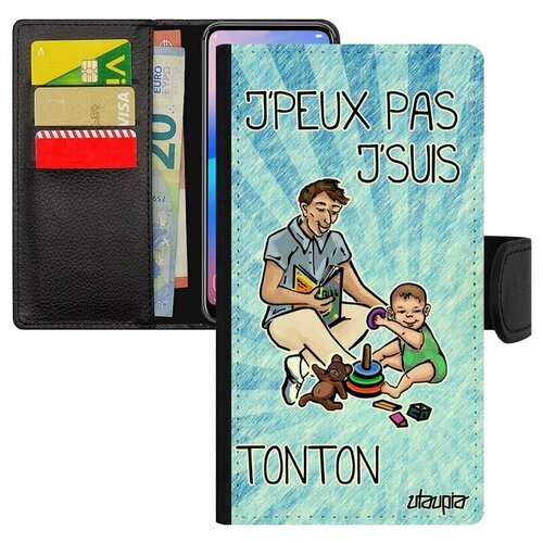 фото Чехол-книжка на смартфон iphone 8 plus, "не могу - стал дядей!" юмор семья utaupia