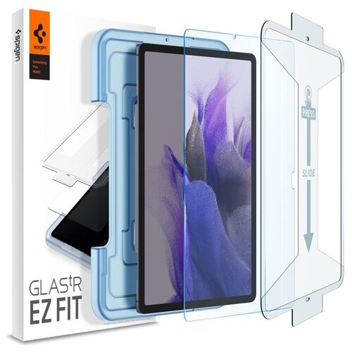 Защитное стекло SPIGEN для Galaxy Tab S7 FE 5G - Screen Protector EZ FIT GLAS.tR - 1 шт - Прозрачный - AGL03013