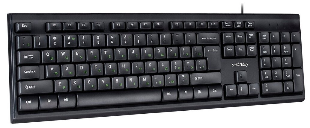 Клавиатура проводная Smartbuy ONE 114 USB черная SBK-114U-K