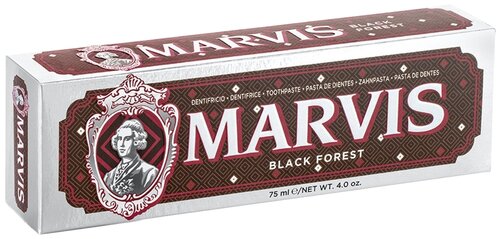 Зубная паста Marvis Black Forest, 75 мл, коричневый