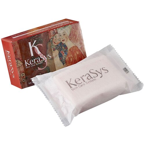 KeraSys Мыло кусковое Silk moisture, 100 мл, 100 г