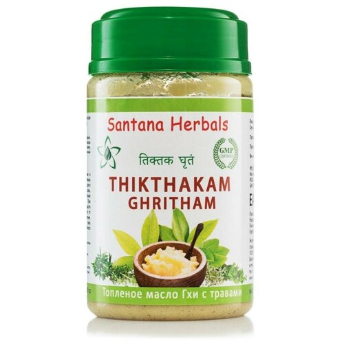 фото Масло целебное тхиктхакам гритхам, 200 гр santana herbals