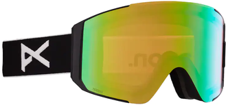 Лыжная, сноубордическая маска со съёмной линзой ANON Sync Goggles + Bonus Lens, черный