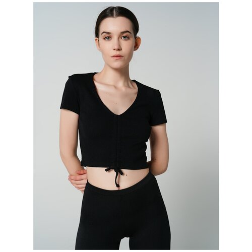 фото Футболка с кор.рукавом твое 78646 размер l, черный, women