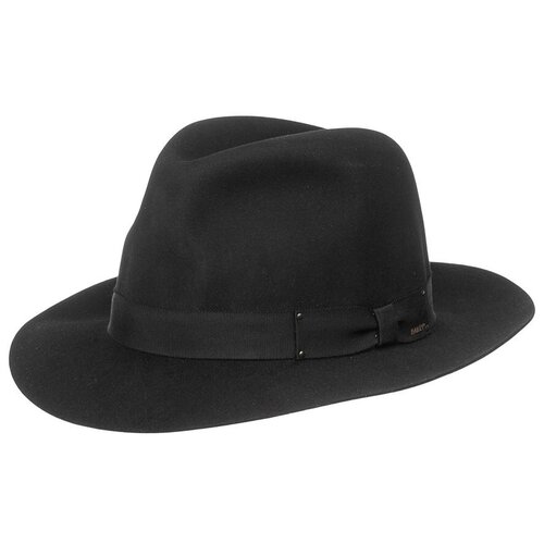 фото Шляпа федора bailey, подкладка, размер 61, черный