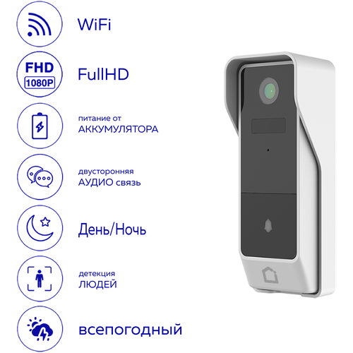 Умный Видеодомофон iFEEL Bell IFS-DB001, белый