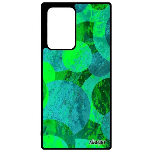 фото Защитный чехол на мобильный // samsung galaxy note 20 ultra // "планеты" форма дизайн, utaupia, зеленый